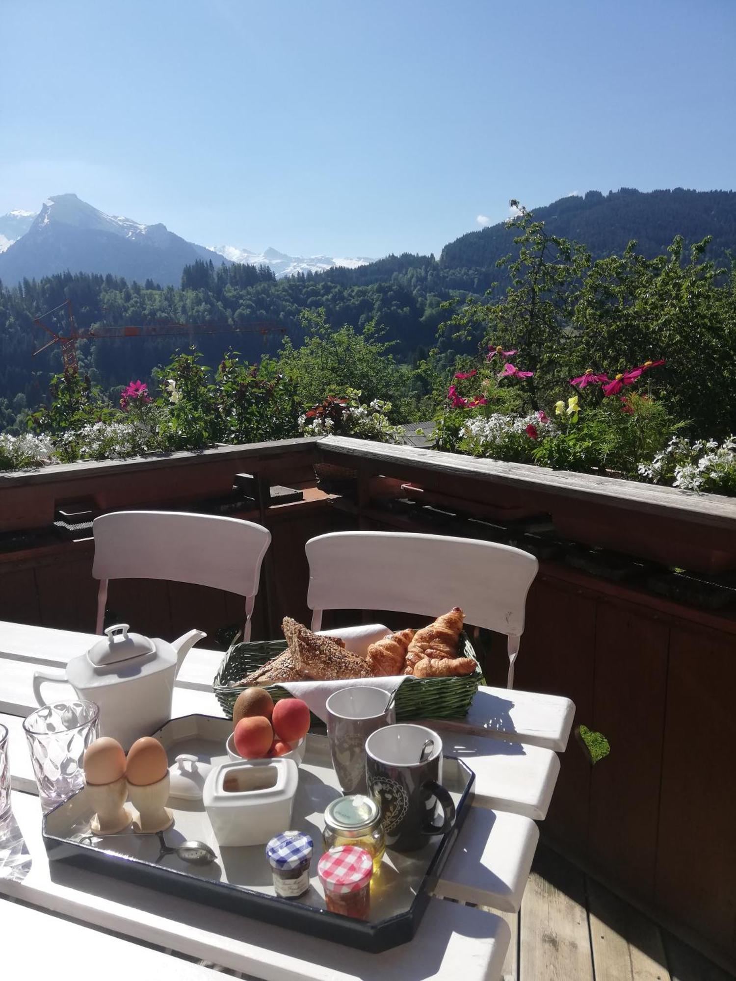 Chambres En Chalet Petit Dejeuner Inclus La Cote d'Arbroz Dış mekan fotoğraf