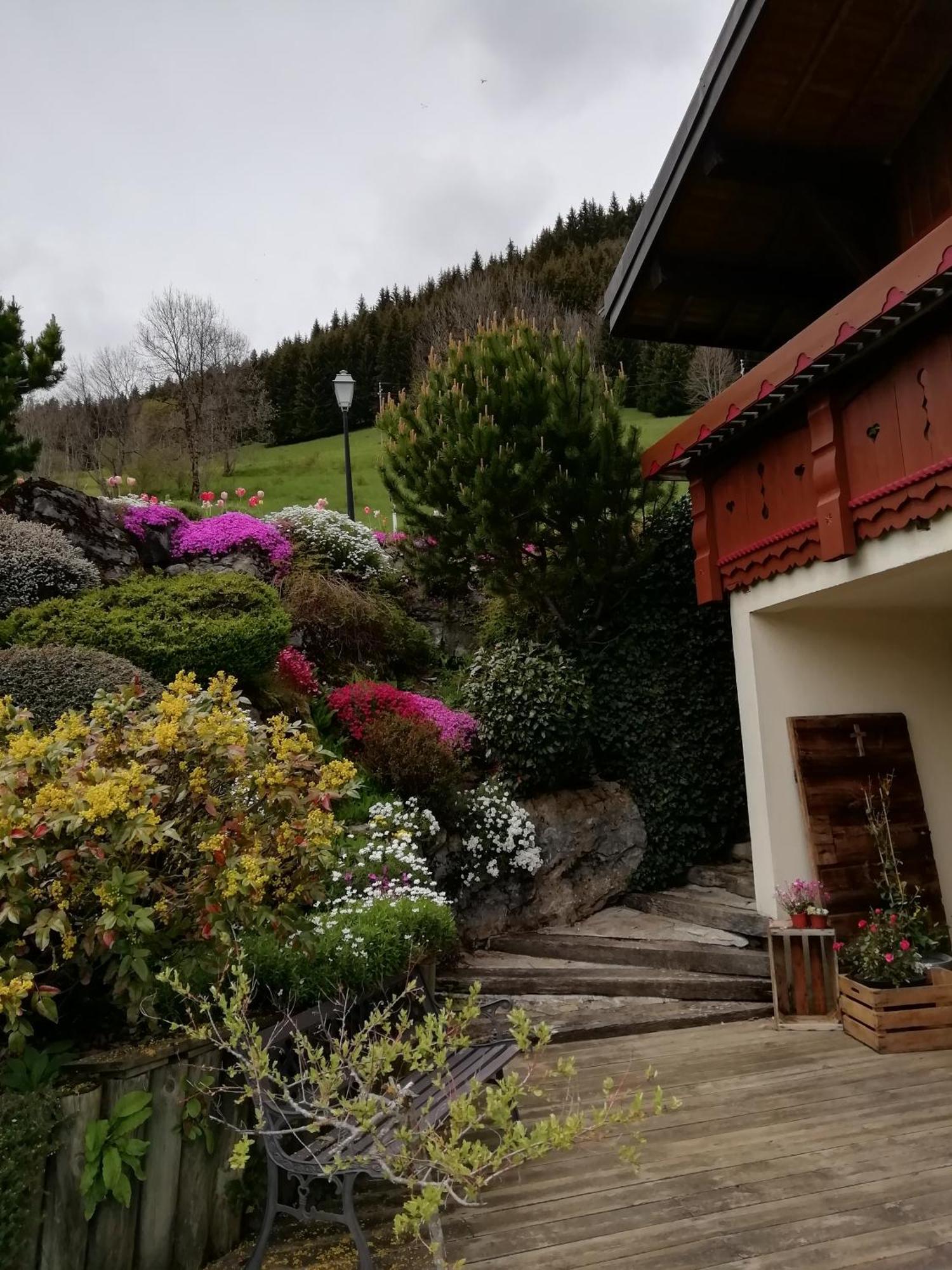 Chambres En Chalet Petit Dejeuner Inclus La Cote d'Arbroz Dış mekan fotoğraf